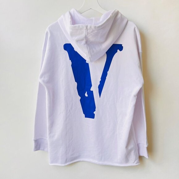 VLONE Friends Hoodie, white/blue/purple, Size M - Picture 2 of 9